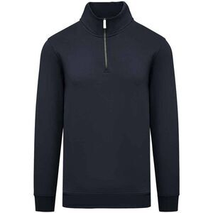 Native Spirit Mens Quarter Zip Sweatshirt / Navy